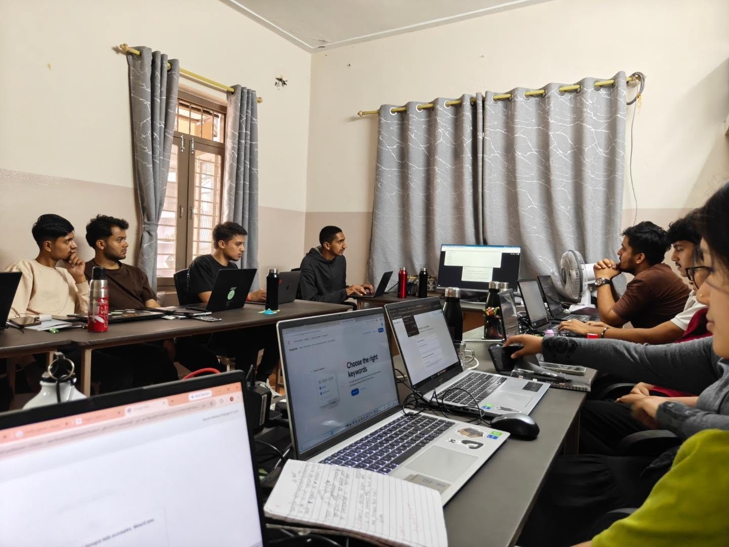 Hands-on AI growth and marketing training session at YHH IT Solution